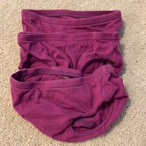EUC Lot of 3T purple Tiny Undies